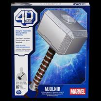 4D dėlionė Spin Master Thor Hammer 6069816, 48 cm x 14.1 cm, 87 vnt., ruda sp./pilka sp.