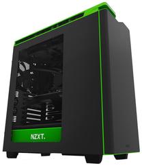 Kompiuterio korpusas NZXT, juoda sp./žalia sp.