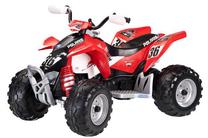 Vaikiškas elektrinis keturratis Peg Perego, raudona sp.