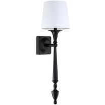 Valgusti seinale CosmoLight Austin W01296BK-WH, E27, 1 x 40 W, valge v. / must v., 14 x 15 cm