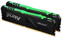 Operatyvioji atmintis (RAM) Kingston Fury Beast RGB, DDR4, 16 GB, 2666 MHz