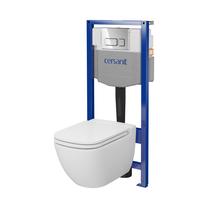 Комплект подвесного унитаза подсетевой Cersanit S701-759, 20 см x 50 см