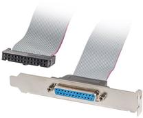 Adapteris Lanberg DB25 Female, 25-pin female, 0.3 m