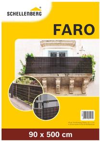 Universaalmatt faro 0.9x5 m pruun