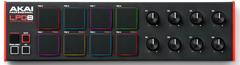 MIDI valdiklis AKAI LPD8 MKII, juoda sp./raudona sp.