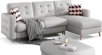 Kampinė sofa Asgard L Sawana 21, pilka sp., 162 x 250 cm x 87 cm