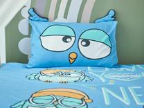 Комплект постельного белья Dormeo I Owl You 110074715, голубой цв., 50 x 70 cm, 140 x 200 cm