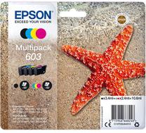 Spausdintuvo kasetė Epson 603 Multipack, geltona sp./juoda sp./purpurinė (magenta) sp.