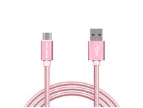 Laidas Blow, USB 2.0/Micro USB 2.0, rožinė sp.