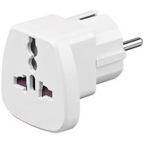 Adapteris Deltaco Baltic universal, Europlug/GT-426, balta krās.