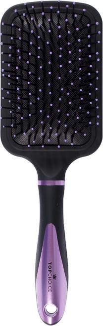 Matu ķemme Top Choice Lilac Chic 64425, 250 mm, melna krās./violeta krās.