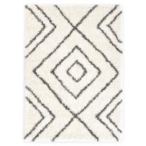 Paklājs VLX Berber Shaggy, pelēka krās./bēša krās., 170 cm x 120 cm