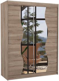 Spinta ADRK Renzo, triufelių sp., 58 cm x 150 cm x 200 cm, su veidrodžiu