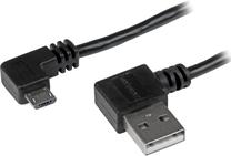 Кабель StarTech Micro-USB - USB USB2AUB2RA1M Micro USB, USB, 1 м, черный цв.