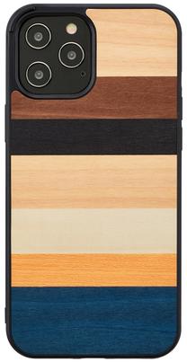 Чехол для телефона Man&Wood Case for iPhone 12/12 Pro Province, черный цв., Apple