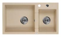 Кухонная мойка Deante Piva, гранит, 78 см x 44 см x 19.4 см, бежевый цв.