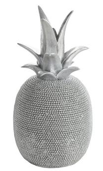 Dekoratyvinė figūrėlė Eldo Pineapple, sidabro sp., 11 cm x 11 cm x 22 cm