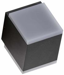 Õue seinavalgusti AZzardo Arbax 2, 12W, LED, IP54, tumehall v., 9 cm x 10.8 cm