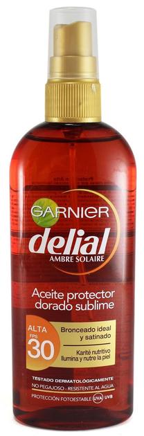 Stiprinantis įdegį aliejus Garnier Delial Ambre Solaire SPF30, 150 ml