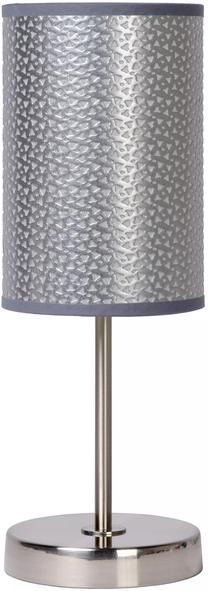 Настольные лампы Lucide Moda 08500/81/36, E27, 60Вт, серый цв./серебристый цв.