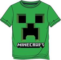 Marškinėliai Minecraft Creepy Creeper 10 Years, žalia sp.