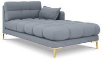 Sofa Micadoni Home Mamaia Chaise Longue, žydra sp., dešininė, 185 x 102 cm x 75 cm