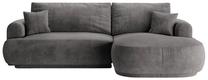 Sofa-lova Micadoni Ella Vog15, pilka sp., dešininė, 271 x 174 cm x 94 cm
