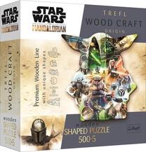 Medinė dėlionė Trefl Star Wars The Mandalorian The Mysterious Grogu, 505 vnt.