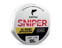 Makšķeraukla Salmo Sniper Green Braid, caurspīdīga krās.