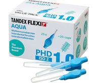 Zobu starpu birste Tandex Flexi Super Fine, gaiši zila krās.
