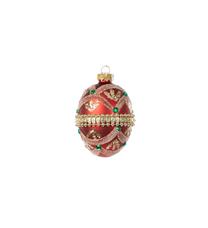 Eglutės žaisliukas Decoris 062059, įvairių spalvų/(spalva/dizainas parenkami atsitiktine tvarka), 8 cm, stiklas