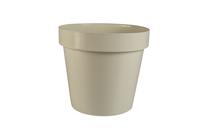 Gėlių vazonas POT CLASSIC D14 H12,8CM IVORY, plastikinis, Ø 14 cm, smėlio sp.