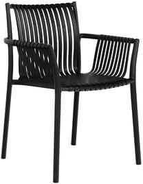 Lauko kėdė House Nordic Tulsa 7001003, juoda sp., 59.5 cm x 56.5 cm x 82.5 cm