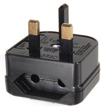 Adapteris Maclean AC Power Plug G, AC Power Plug C, melna krās.