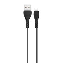 Telefono įkroviklis XO NB-Q165, 1 x USB/1x USB Type-C, 100 cm, juoda sp.