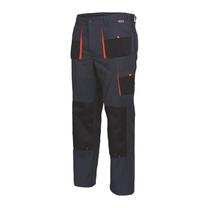 Bikses Sara Workwear King 11-511, melna krās./oranža krās., XLS izmērs