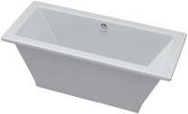 Vonia Que Calor, 170 cm x 75 cm x 61 cm, stačiakampis, balta sp.