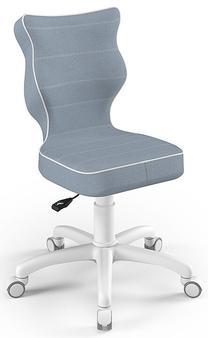 Vaikiška darbo kėdė Petit, 33.5 x 30 x 77.5 cm, mėlyna/balta