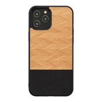 Чехол для телефона Man&Wood, черный цв./многоцветный, Apple