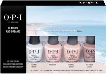 Nagų lakas OPI Beaches & Dreams Mini Nail Polish, 15 ml, 4 vnt.