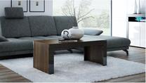 Žurnalinis staliukas Pro Meble Milano, 1200x600x500 mm, juoda/riešuto (pažeista pakuotė)/01