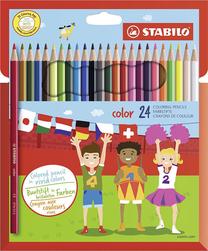 Krāsainie zīmuļi Stabilo, 24 gab.