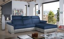 Kampinė sofa Trevisco Monolith 77, Monolith 84, tamsiai mėlyna sp., dešininė, 212 x 272 cm x 100 cm