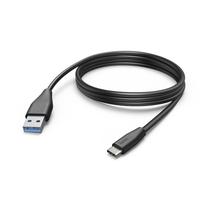 Kabelis Hama USB, USB Type C, 3 m, melna krās.