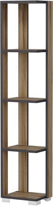 Pastatoma lentyna Kalune Design Neg 506MNR1401, riešuto sp., 153 cm x 34 cm x 26 cm