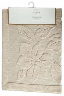 Vonios grindų kilimėlis Rose, smėlio sp., 95 cm x 60 cm