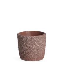 Gėlių vazonas Domoletti BTP06D, cementas, Ø 13 cm, raudona sp.