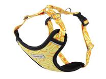 Petnešos šunims Amiplay Discovery BeHappy, geltona sp., 700 - 1050 mm x 25 mm, XXL