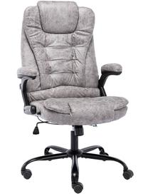Darba krēsls VLX Office Chair 20575, 71 x 67 x 110 - 119 cm, gaiši pelēka krās.
