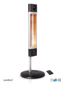 Infraraudonųjų spindulių šildytuvas Veito CH1800 RE Black, 1.8 kW, Juoda sp.